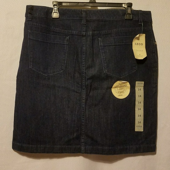 Izod jeans mini skirt. - Picture 3 of 7